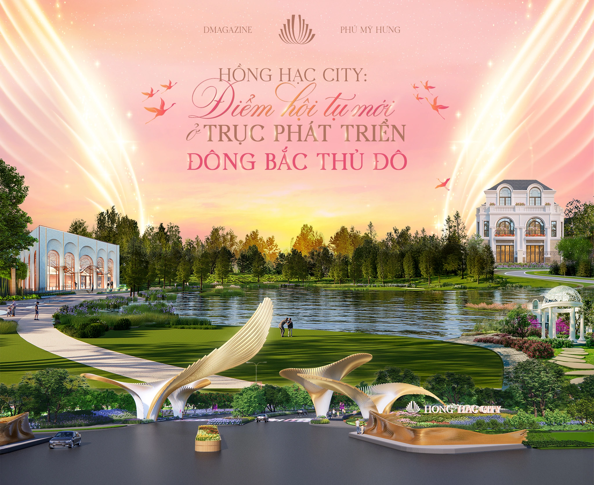 Hồng Hạc City: Điểm hội tụ mới ở trục phát triển Đông Bắc Thủ đô